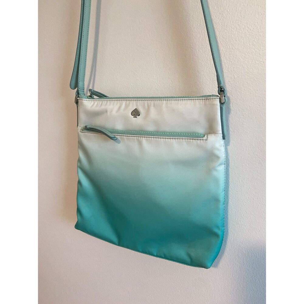 Kate Spade Jae Degrade Flat Crossbody Blue
